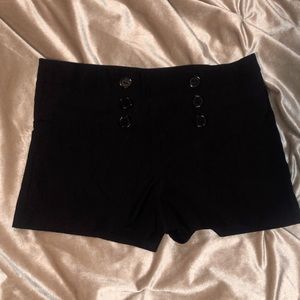 Black stretchy shorts